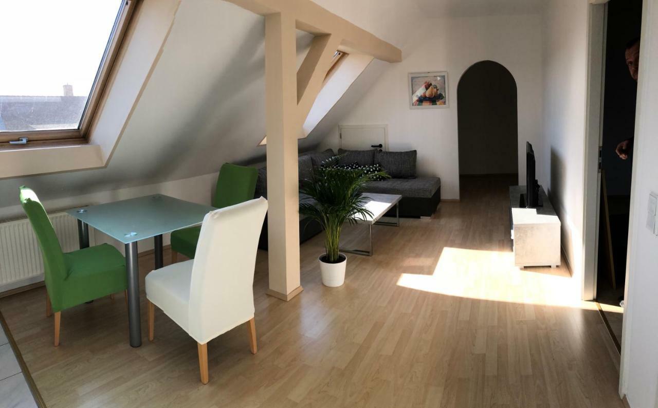 Kuschelige Dachgeschosswohnung Am Clarapark Leipzig Dış mekan fotoğraf