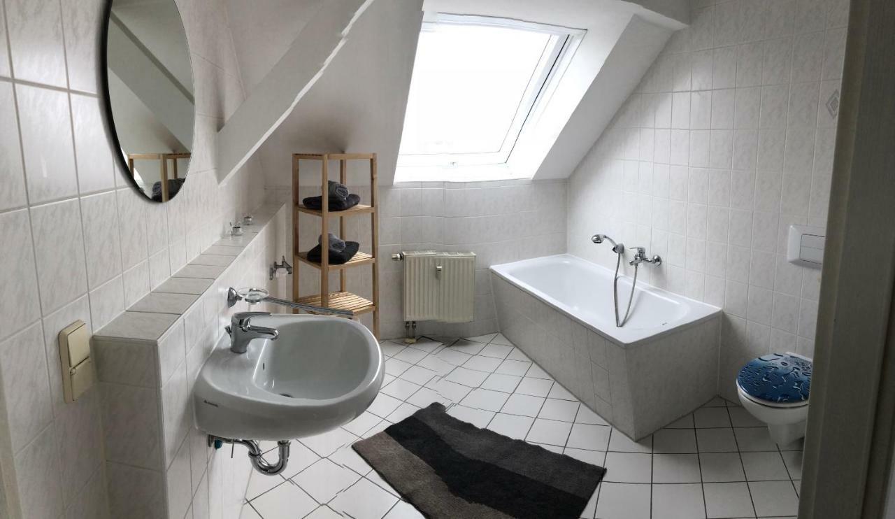 Kuschelige Dachgeschosswohnung Am Clarapark Leipzig Dış mekan fotoğraf